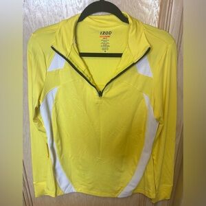 Izod‎ Cool-FX Yellow Pullover with White Trim